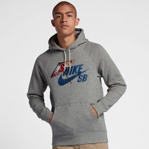 Nike | Nike SB Umbrella Icon Pullover Hoodie Grey